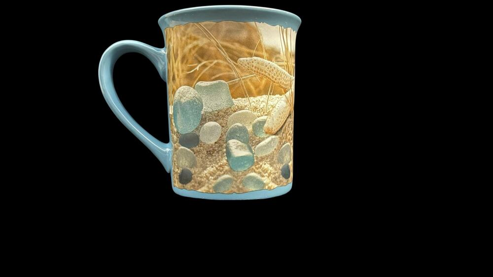 Cape Shore Stories of the Sea Harbor Mug Coastal-themed Design Sea Glass Maine